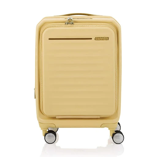 Vali kéo American Tourister  Frontec AM màu vàng size S