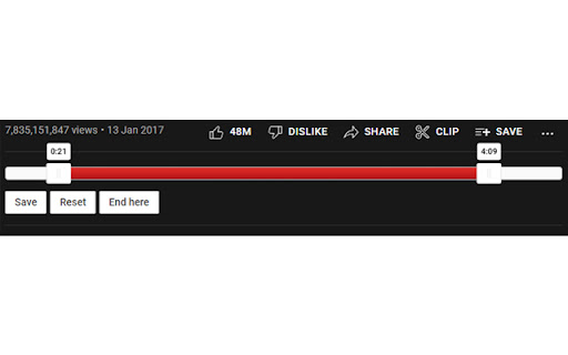 YouTube TimeSlider