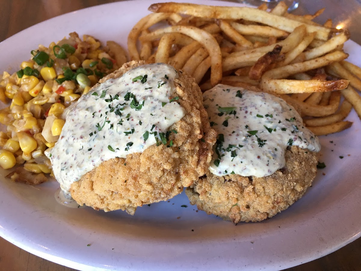 Amazing GF crab cakes!!!