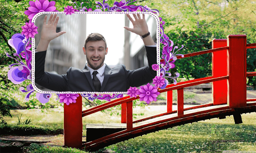 Beautiful Nature Garden Photo Frames Application