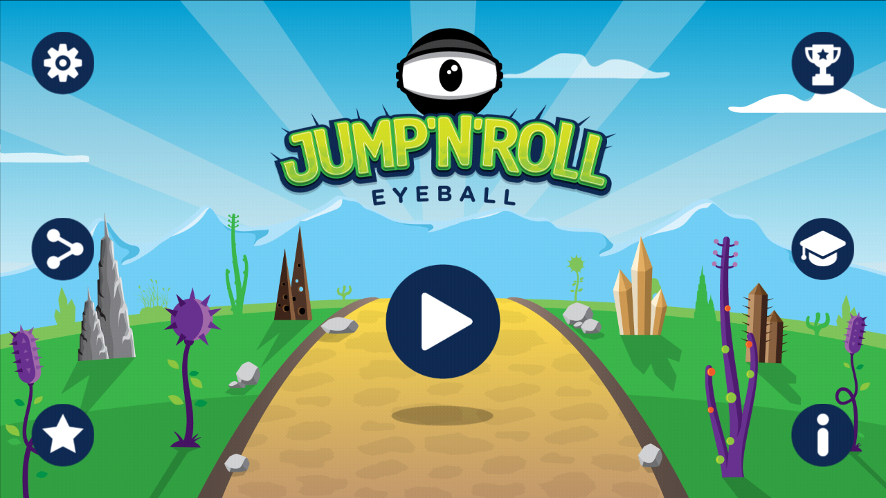    Jump'n'Roll Eyeball- screenshot  