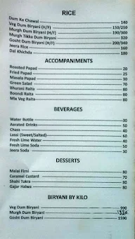 Karim's menu 1
