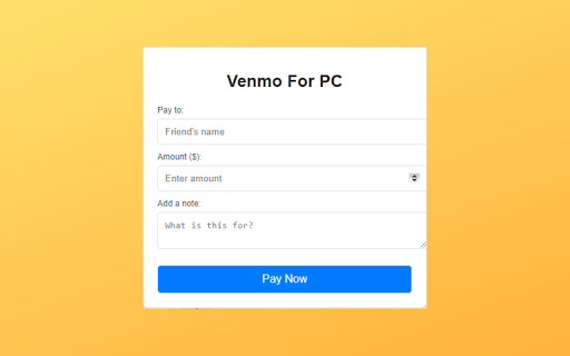 Venmo PC Edition For Surprise!