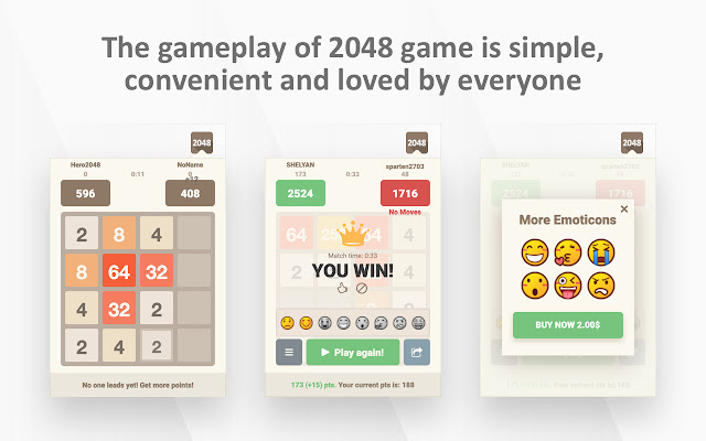 Teste o jogo viciante 2048 no modo multiplayer - Menos Fios