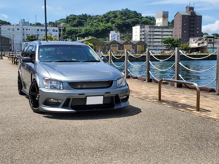 ステージアの海だ~クラゲが~・暑いですね~に関するカスタム事例の投稿画像1枚目