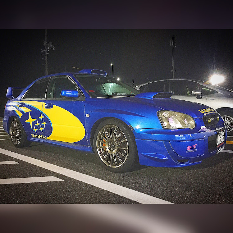 インプレッサ WRX STIのホイール交換・タイヤ交換・SUBARU・gdb・インプレッサWRXSTIに関するカスタム事例の投稿画像1枚目