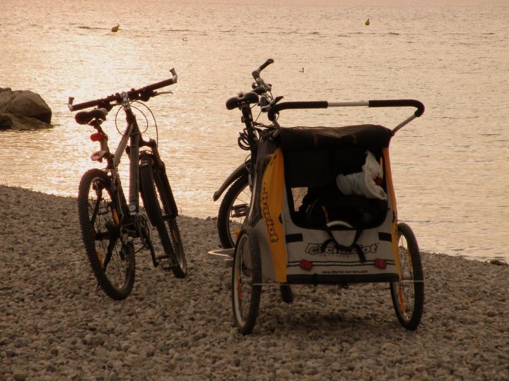 Bici con carrozzella di Wilmanna