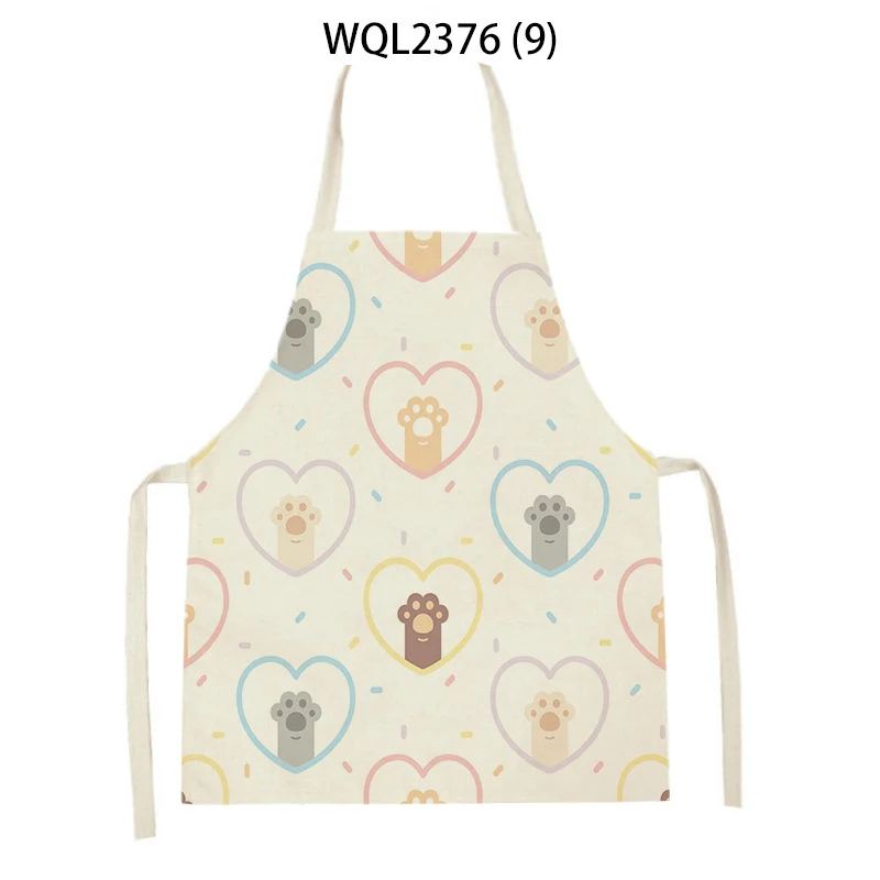 Anti-aanslag cartoon keukenschort print mouwloze blouse beschermt tegen vlekken en spatten tijdens het koken. Ideaal voor de keuken.