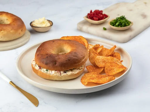 Scallion Cream Cheese Bagel