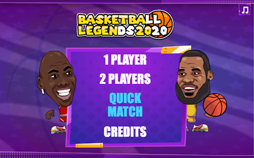 Basketball Legends Funny Heads Game