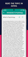 Introduction to Psychology Screenshot