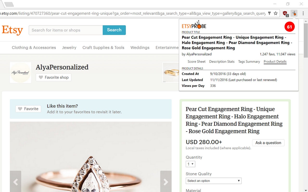 EtsyProbe: Perfect your Etsy SEO Preview image 4