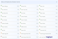 Chacha Da Chicken Corner menu 2