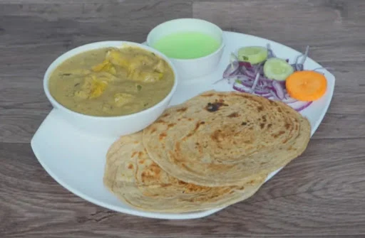 Soya Chaap Malai Methi Gravy Combo