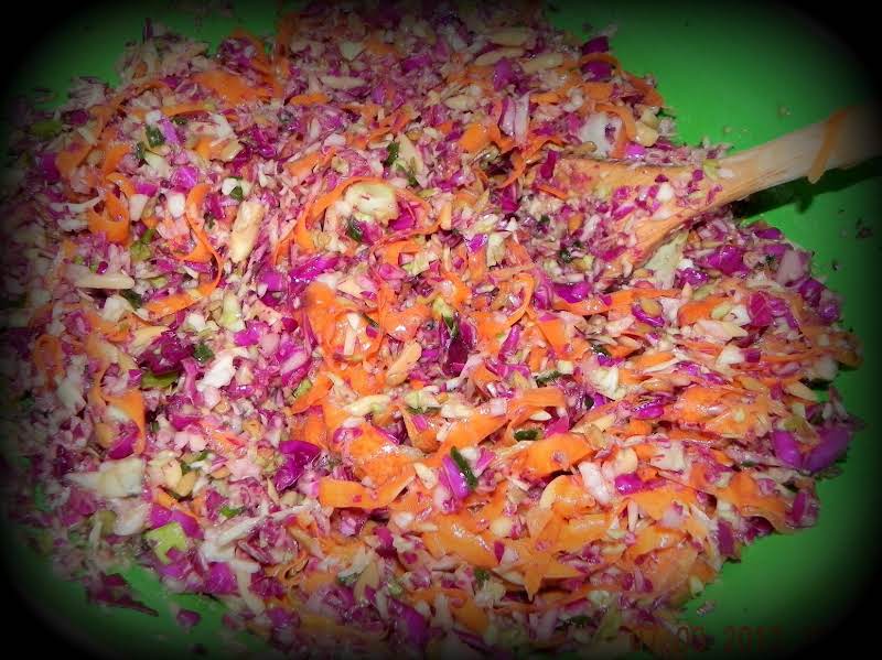 Crunchy Oriental Coleslaw Salad