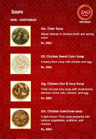 Zao Pan Asian menu 2