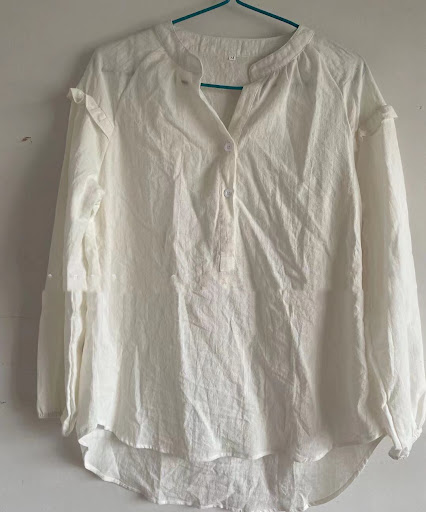 Title 5, Womens Long-sleeved Buttoned Cotton And Linen ...
