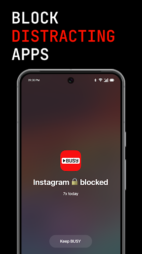 Screenshot BUSY – Advanced Focus Timer