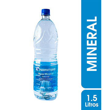 Agua 100% Mineral Natural Farmatodo x 1.5 lt  