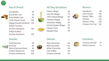 Chai Kings menu 