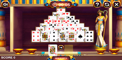 Cleo's Solitaire Pyramid Quest Screenshot