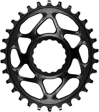 Absolute Black Oval Narrow-Wide Direct Mount Chainring - CINCH Direct Mount, 6mm Offset alternate image 4