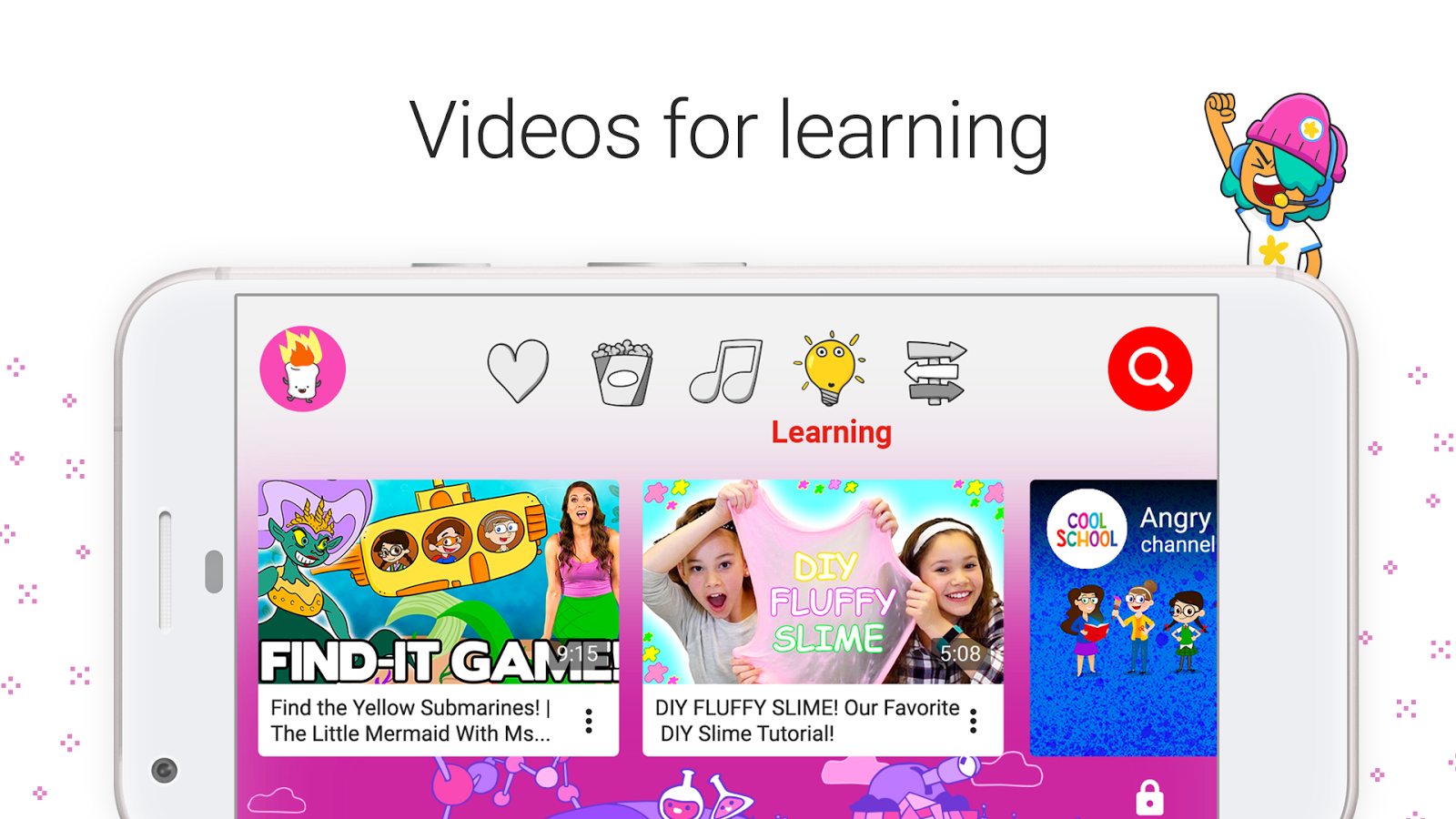   ‪YouTube Kids‬‏- لقطة شاشة 