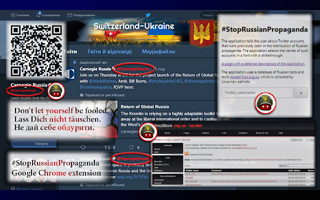 Stop Russian Propaganda chrome extension