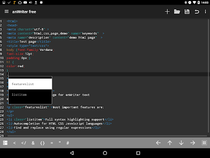 anWriter free HTML editor For PC (Windows & MAC ...