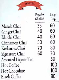 Tea Junction menu 1