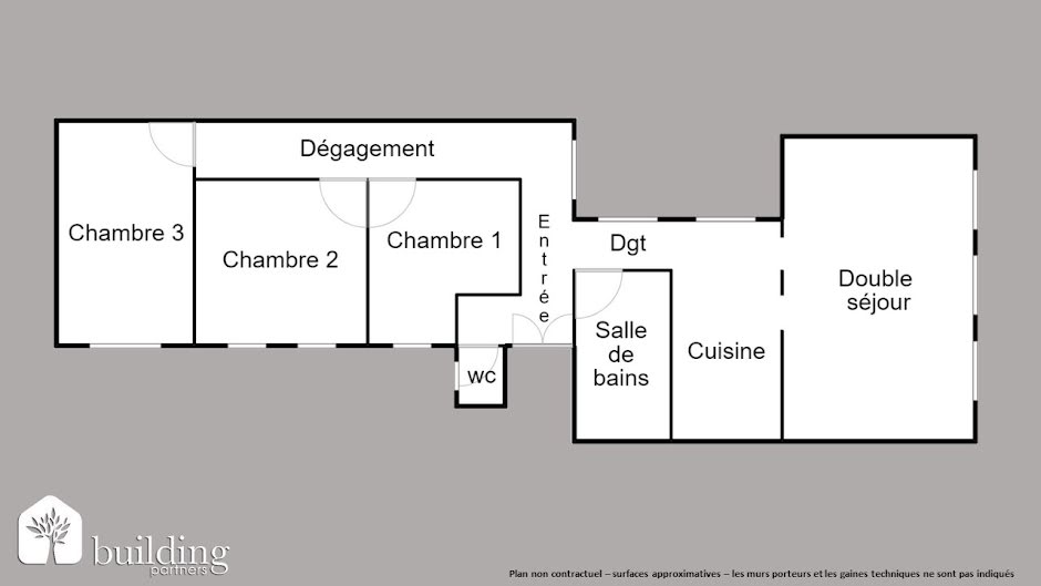 Vente appartement 4 pièces 90 m² à Paris 17ème (75017), 1 055 000 €