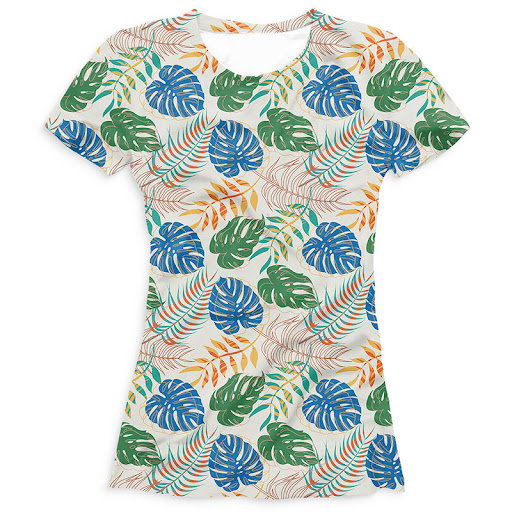 Title 15, Beach Leisure Short-Sleeved Digital Printing We...