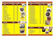 The Bakers Cake Shop menu 1