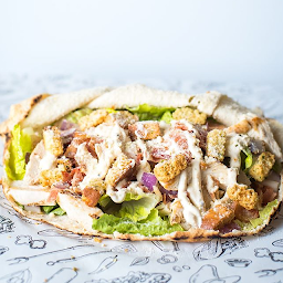 Mighty Chicken Caesar Pita