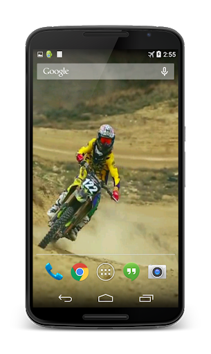 Screenshot Moto Racing Live Wallpaper