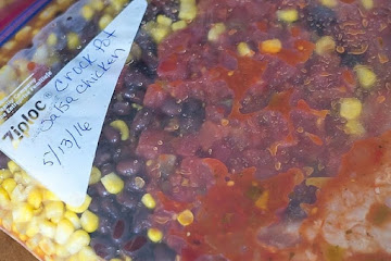 Freezer Meals Crock Pot Salsa Chicken