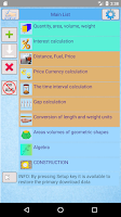 Formulas Calc Unit Converter   Screenshot