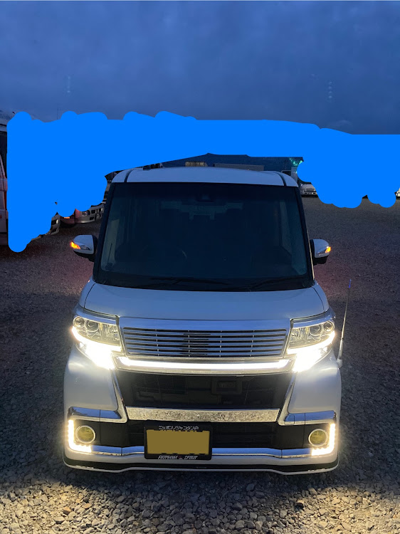タントカスタムのミミポジ・左右の違い・気にならないのでスルーに関するカスタム事例の投稿画像1枚目