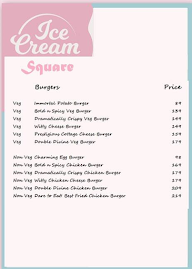 Ice Cream Square menu 1