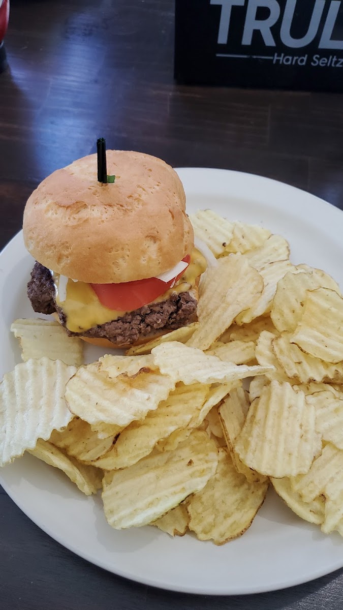 Gluten-Free Burgers at MoonShine Bar and Grill