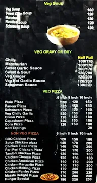 Hunger Hut menu 1