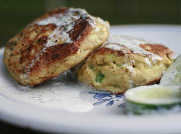 Salmon Patties with a Creamy Lemon Dill Sauce