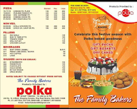 The Family Bakers menu 5