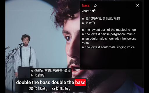 Youtube双语字幕 YouTube字幕增强 - EnglishXYZ