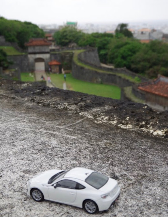 86の沖縄・ミニカー・コラボ・日本100名城・首里城に関するカスタム事例の投稿画像1枚目