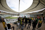 The ANC launches its manifesto at Moses Mabhida stadium in Durban ahead of the general elections this year. Photo: SANDILE NDLOVU