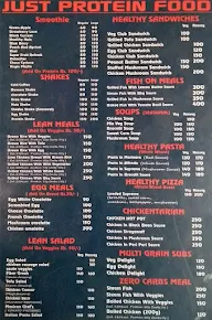 Just Protein Food menu 1