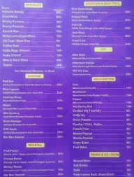 Sorgam Bar menu 3