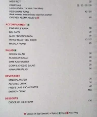 Mittran Di Sigri menu 4