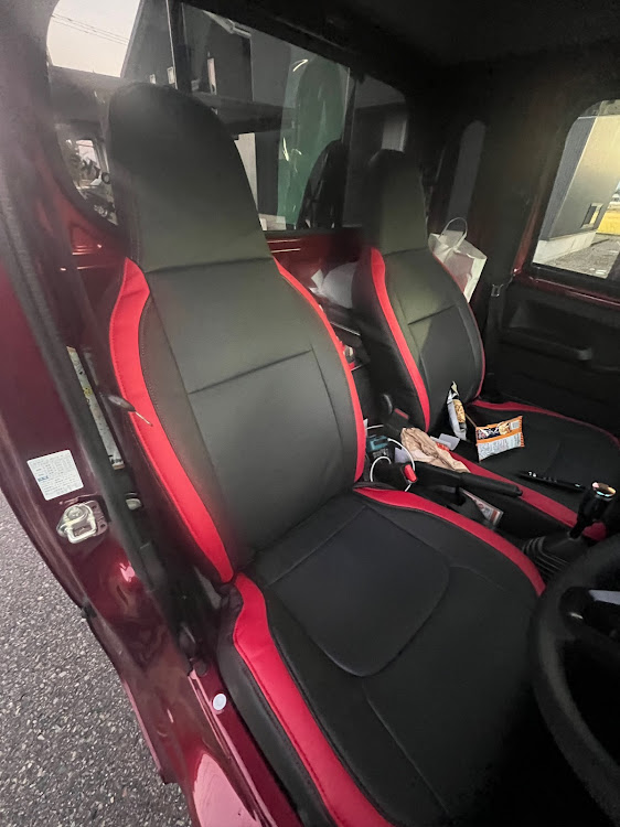 ハイゼットジャンボのブレインテック　インペリアルブロンズ・マッドフラップ・シートカバー装着・BBS RSに関するカスタム事例の投稿画像3枚目